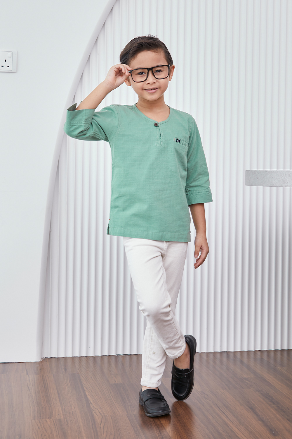 Kurta Hayder Kids - Mint Green